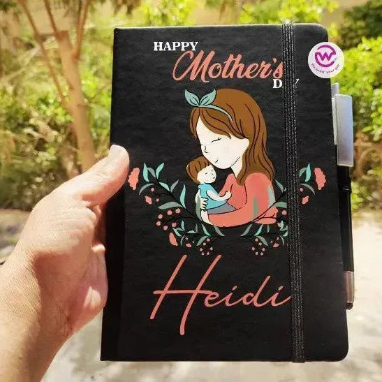 Notebook with Elastic Band- Mother's Day Designs - WE PRINT