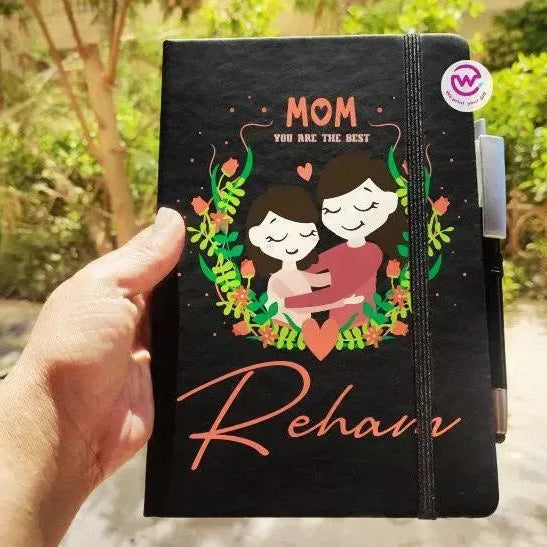 Notebook with Elastic Band- Mother's Day Designs - WE PRINT