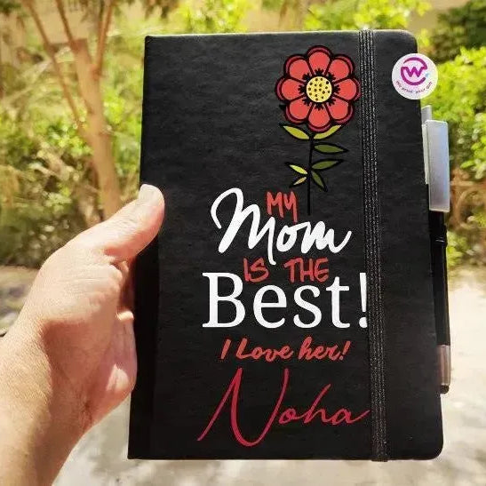 Notebook with Elastic Band- Mother's Day Designs - WE PRINT
