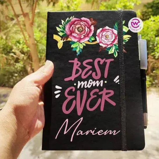 Notebook with Elastic Band- Mother's Day Designs - WE PRINT