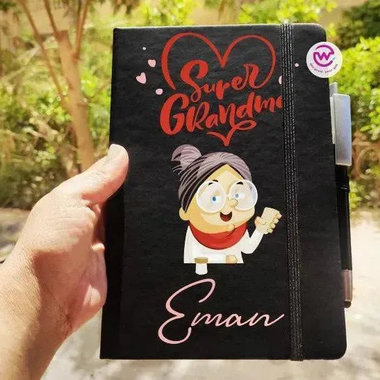 Notebook with Elastic Band- Mother's Day Designs - WE PRINT