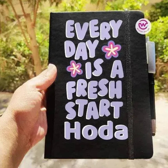 Notebook with Elastic Band - Motivational - WE PRINT