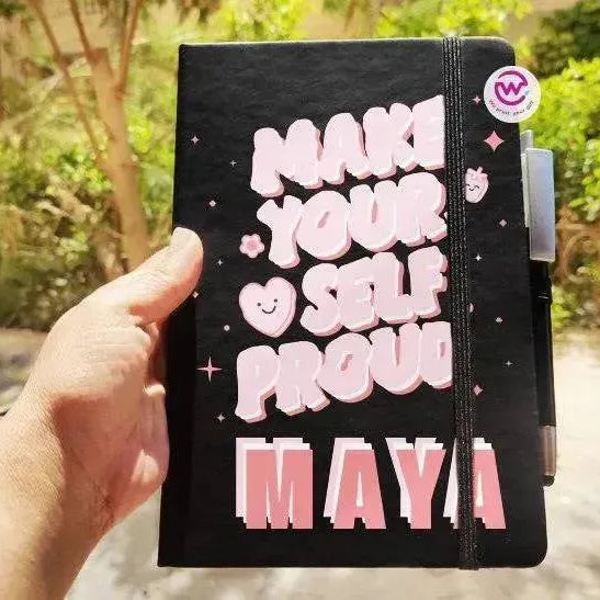 Notebook with Elastic Band - Motivational - WE PRINT