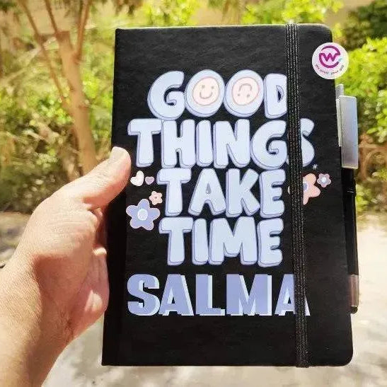 Notebook with Elastic Band - Motivational - WE PRINT