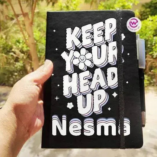 Notebook with Elastic Band - Motivational - WE PRINT