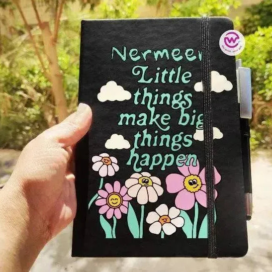 Notebook with Elastic Band - Motivational - WE PRINT