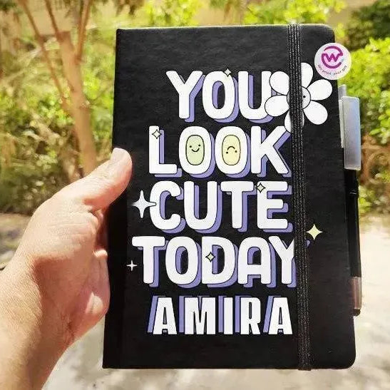 Notebook with Elastic Band - Motivational - WE PRINT