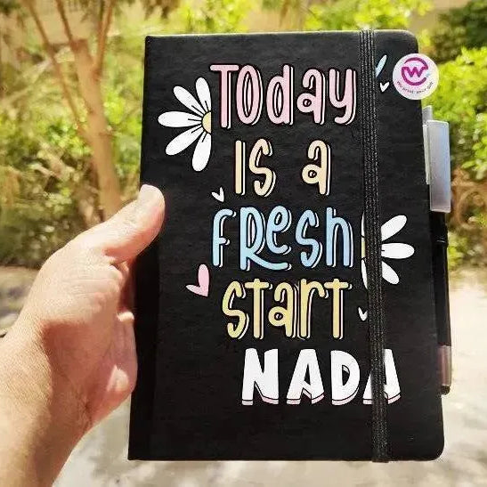 Notebook with Elastic Band - Motivational - WE PRINT