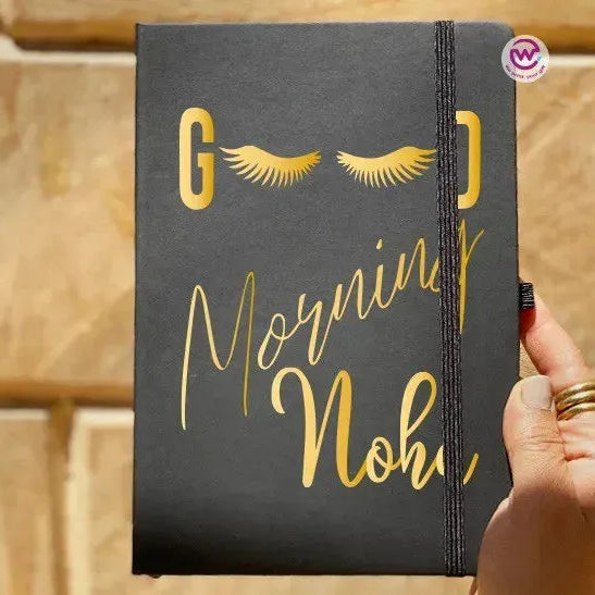 Notebook with Elastic Band - Motivational words - WE PRINT