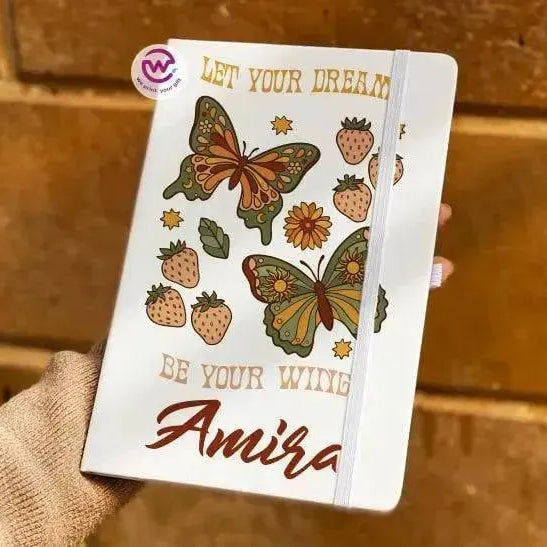 Notebook with Elastic Band - Retro - WE PRINT