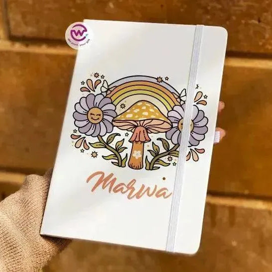 Notebook with Elastic Band - Retro - WE PRINT