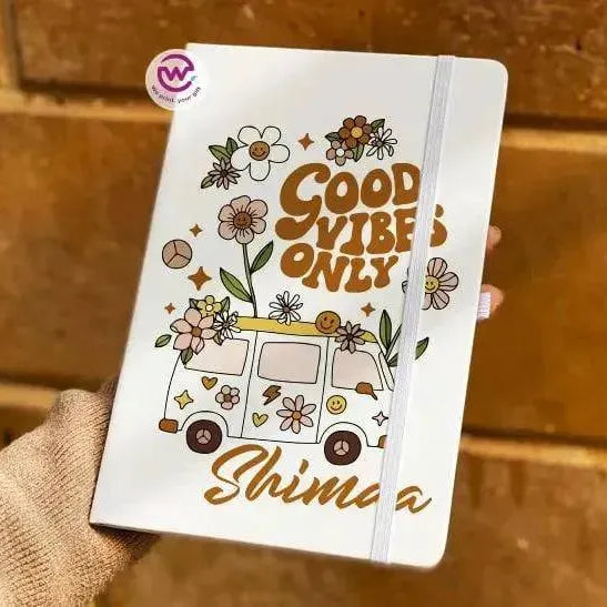 Notebook with Elastic Band - Retro - WE PRINT