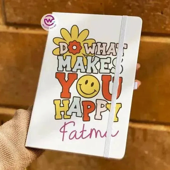 Notebook with Elastic Band - Retro - WE PRINT