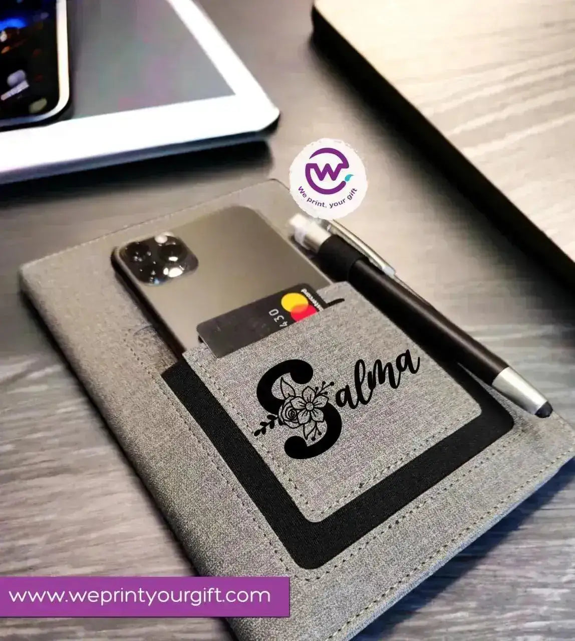 Name Frame For Notebook Personalized A5 Notebook with Pocket & Names Designs | WePrint – WE PRINT