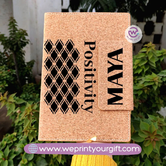 Notebook with magnetic closure-English quotes - WE PRINT