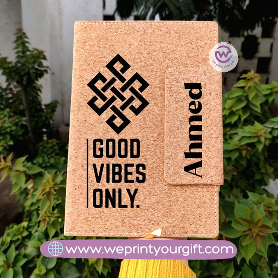 Notebook with magnetic closure-English quotes - WE PRINT