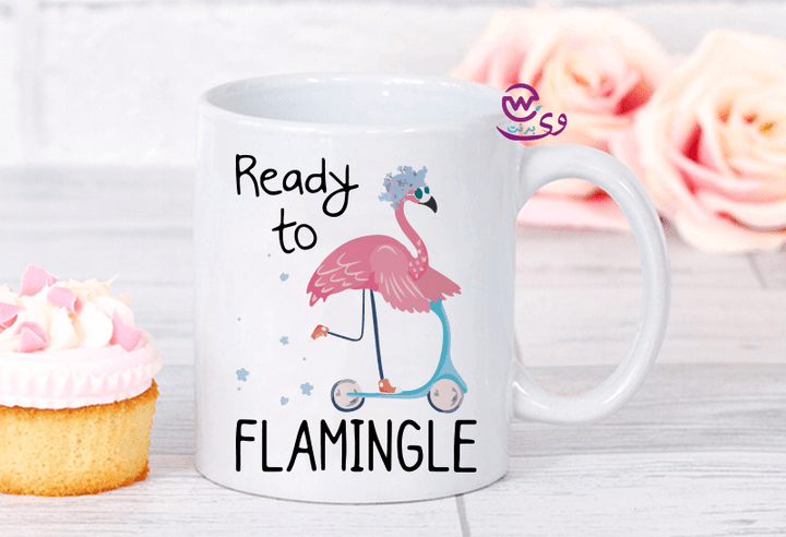 Ordinary Mugs -Flamingos - WE PRINT