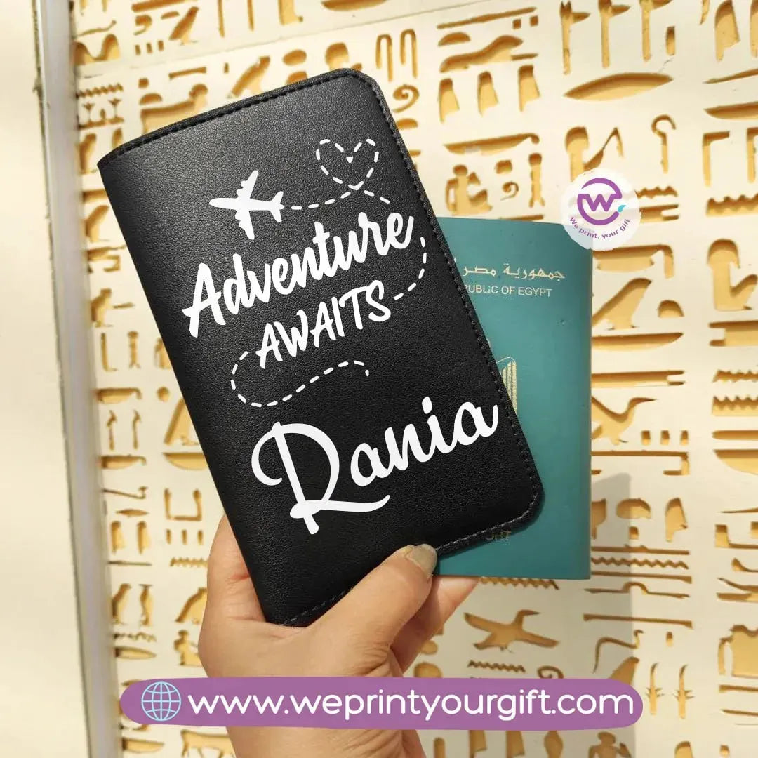 Personalised Passport Cover- Names - WE PRINT