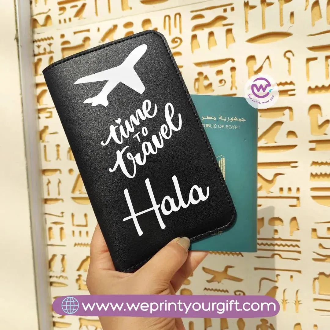 Personalised Passport Cover- Names - WE PRINT