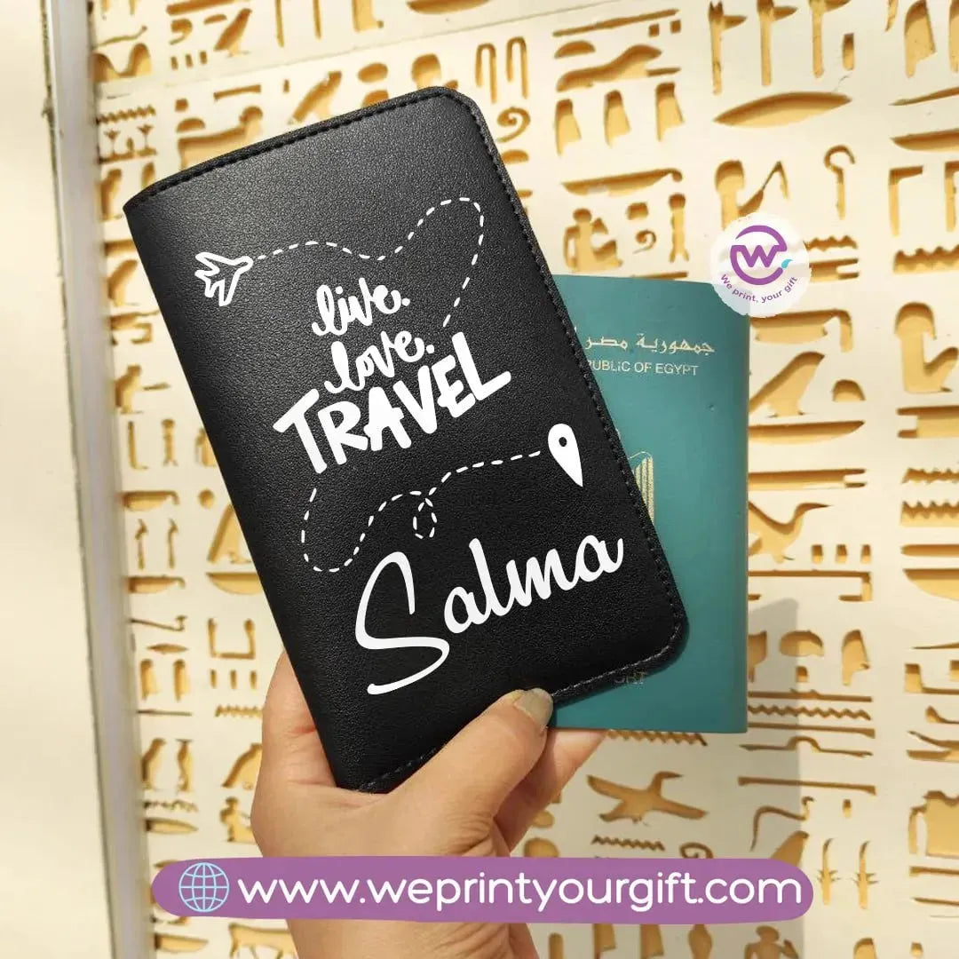Personalised Passport Cover- Names - WE PRINT