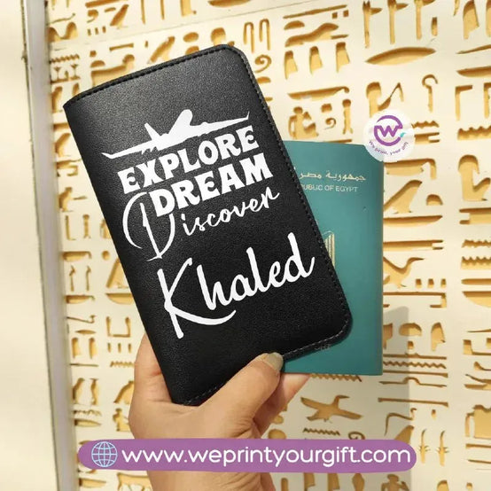 Personalised Passport Cover- Names - WE PRINT