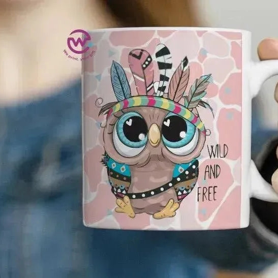 Personalized Custom Mug -OWL Designs - WE PRINT