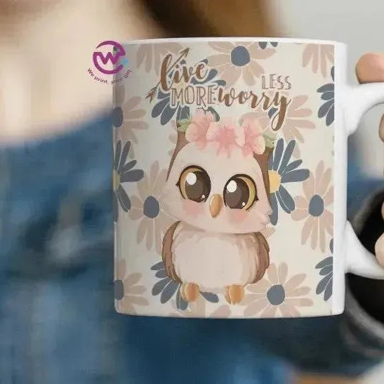 Personalized Custom Mug -OWL Designs - WE PRINT