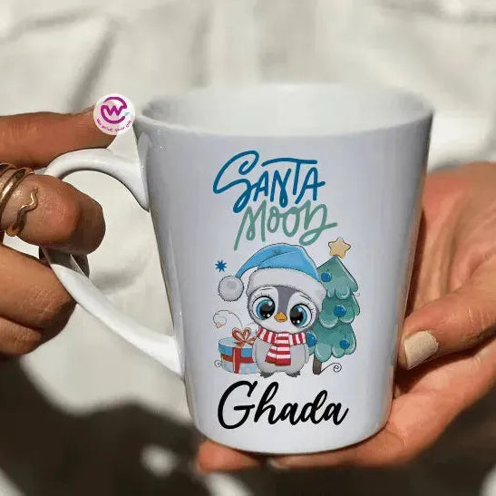 Personalized Mugs -Conical - Christmas Day - WE PRINT