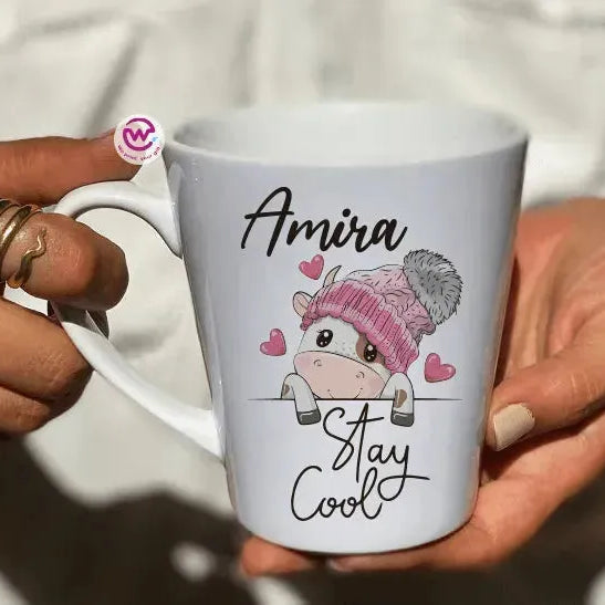 Personalized Mugs -Conical - Christmas Day - WE PRINT