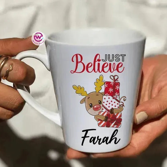 Personalized Mugs -Conical - Christmas Day - WE PRINT