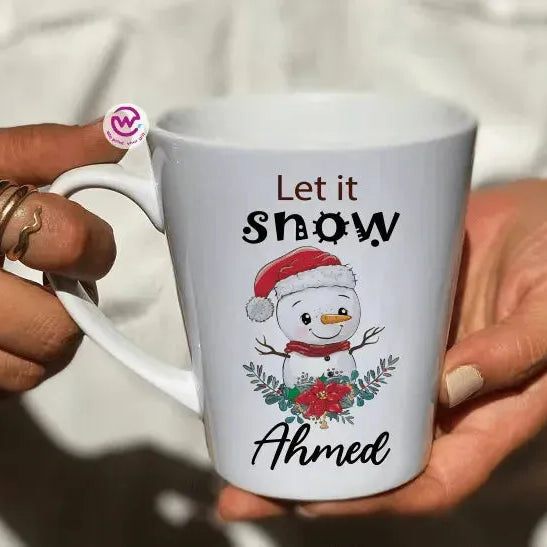 Personalized Mugs -Conical - Christmas Day - WE PRINT