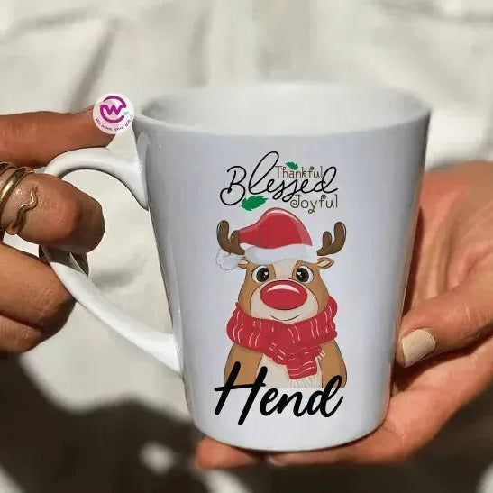 Personalized Mugs -Conical - Christmas Day - WE PRINT