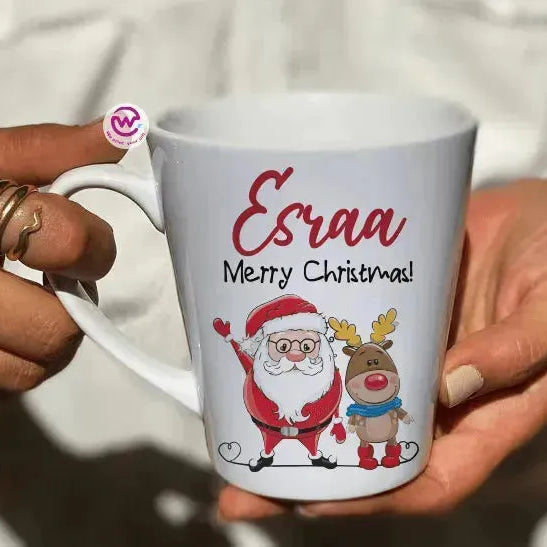 Personalized Mugs -Conical - Christmas Day - WE PRINT