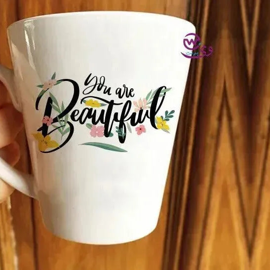 Personalized Mugs -Conical -Inspirational quotes-A - WE PRINT