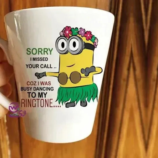 Personalized Mugs -Conical -Minions - WE PRINT