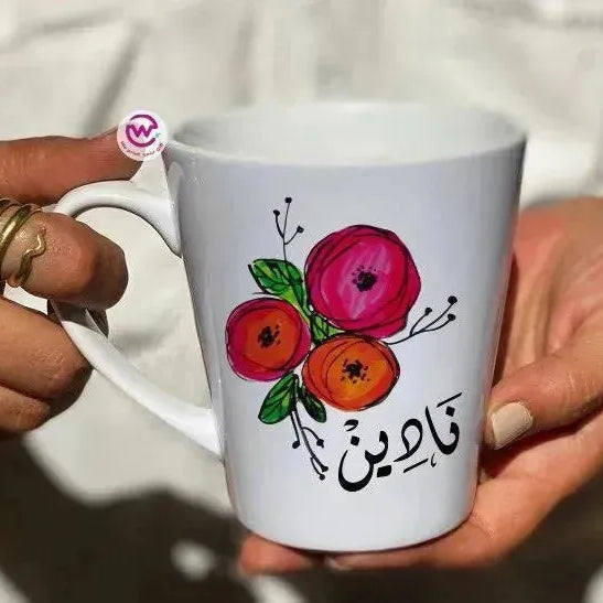 Personalized Mugs -Conical - Names -A - WE PRINT