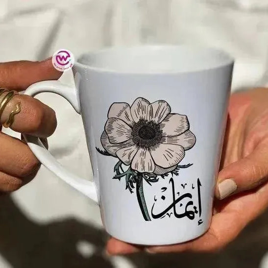 Personalized Mugs -Conical - Names -A - WE PRINT