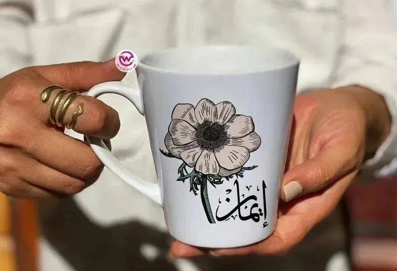 Personalized Mugs -Conical - Names -A - WE PRINT