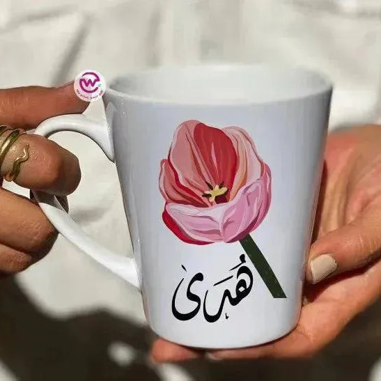 Personalized Mugs -Conical - Names -A - WE PRINT