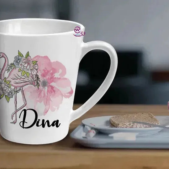 Personalized Mugs -Conical - Names -D - WE PRINT