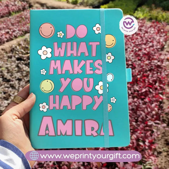 personalized notebook- Names - WE PRINT