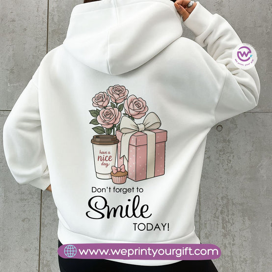 English Motivational Hoodie – Cotton Melton Unisex