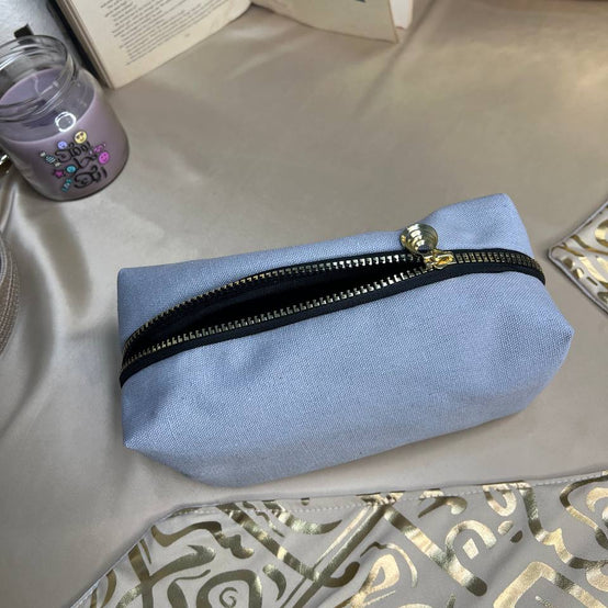 Boxy Makeup Bag- With Inner Lining  - Buy 2 Get 1 Free