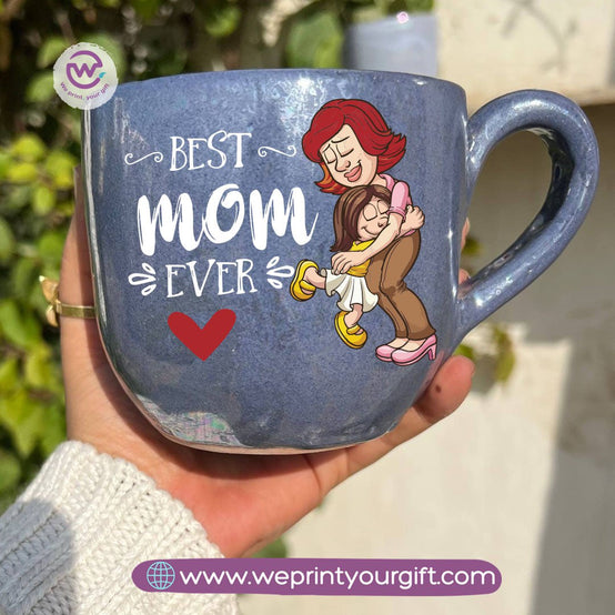 Pearl Touch Pottery Handmade Mug – 350 ml | Mother’s Day Designs