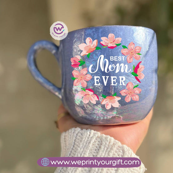 Pearl Touch Pottery Handmade Mug – 350 ml | Mother’s Day Designs