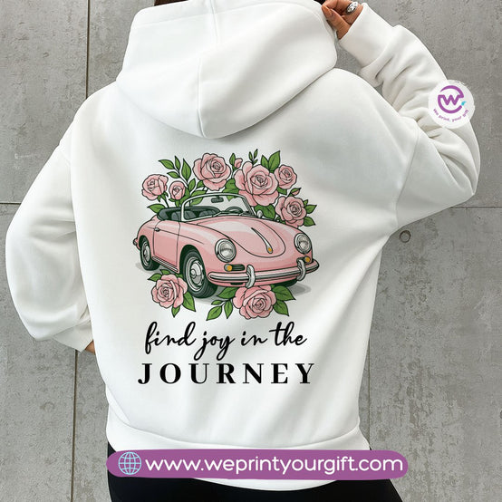 English Motivational Hoodie – Cotton Melton Unisex