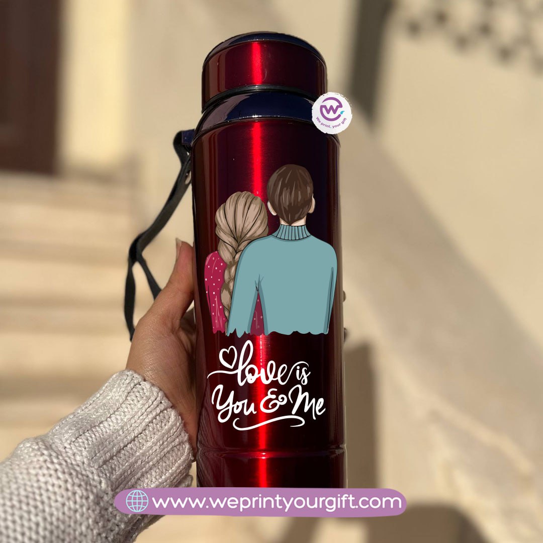 ❤️ Thermal Bottle Stainless Steel with Infuser – 800ml | Valentine Design