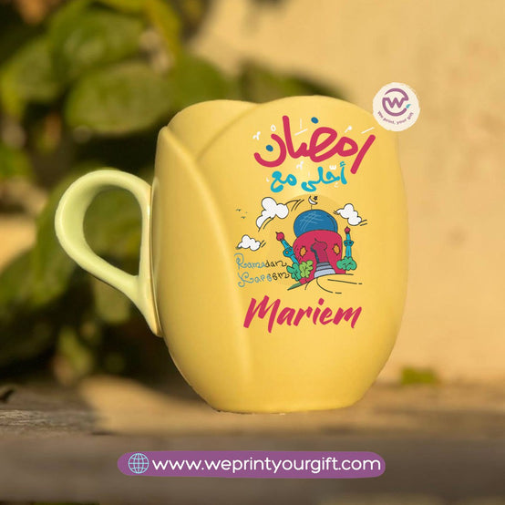 Tulip Flower Mug – 300 ml | Ramadan Design