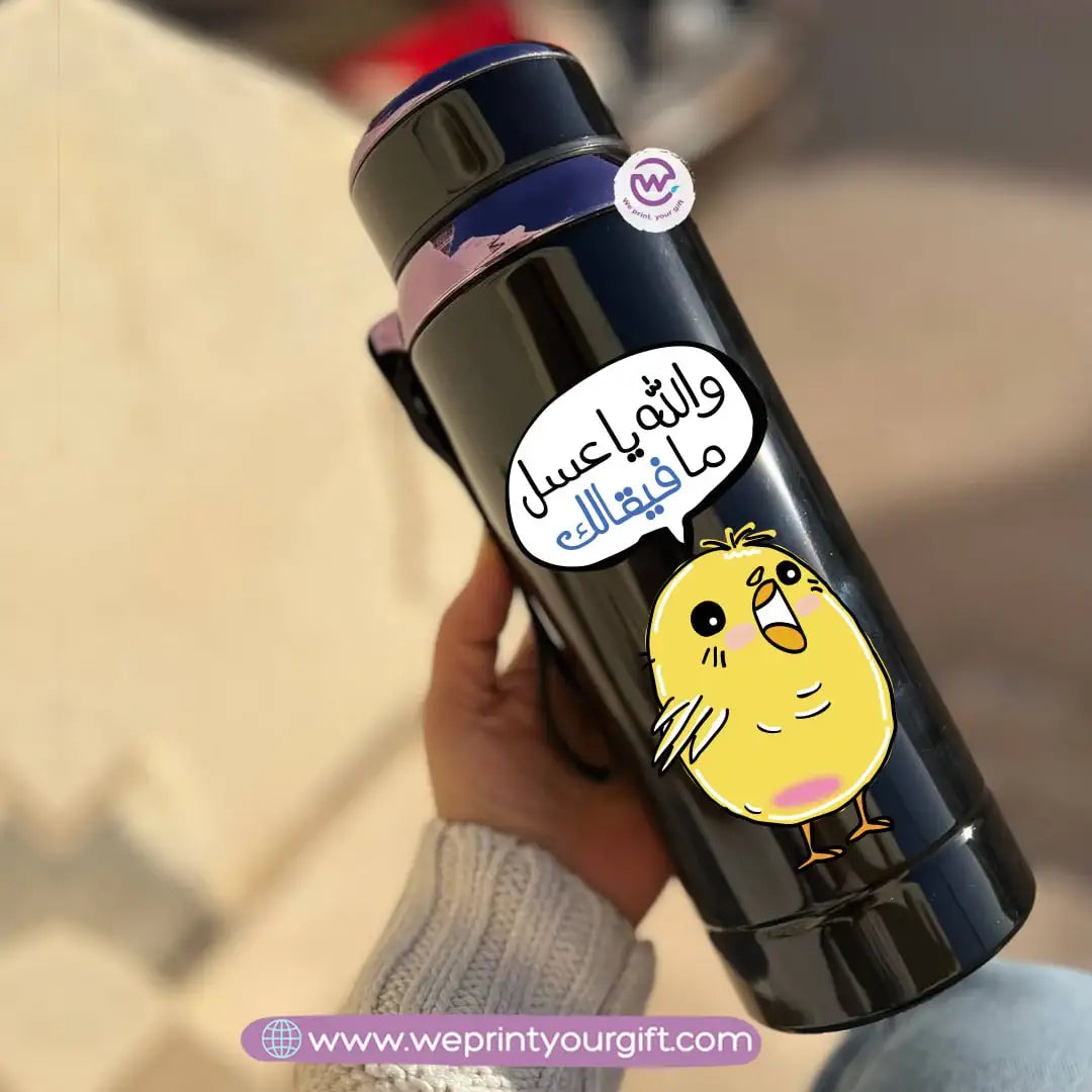 Thermal Bottle Stainless Steel with Infuser – 800ml | Cute Chick Design - WE PRINT