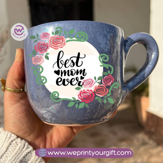 Pearl Touch Pottery Handmade Mug – 350 ml | Mother’s Day Designs